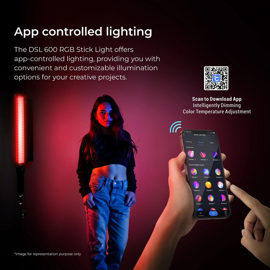 Digitek DSL-600 RGB is a Portable Handheld RGB LED Light Wand