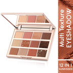 Kay Beauty Multi Texture Eyeshadow Palette - Sunkissed (15g)