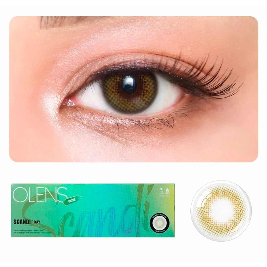 O Lens  Scandi Olive ( 1 Day ) 5 Pair