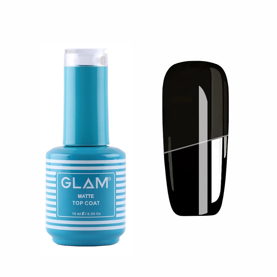 GLAM Gel Polish – Matte Top Coat 15ml