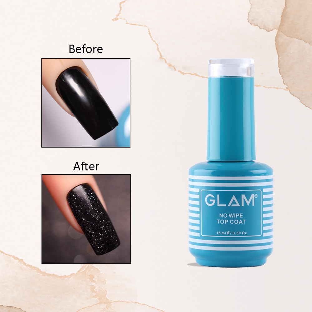 GLAM Gel Polish – Sparkle Top Coat 15ml