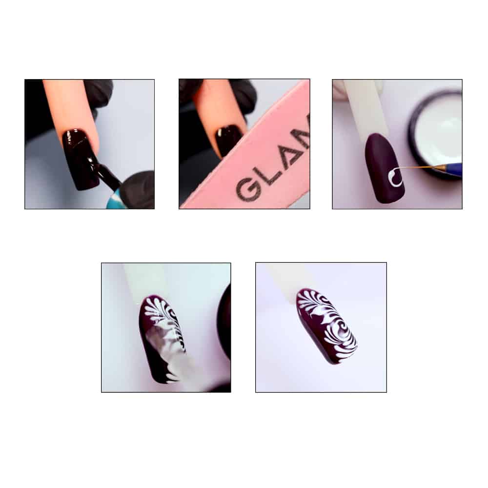 GLAM Painting Gel Black 8gms