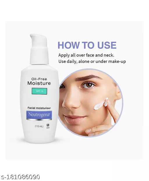 Neutrogena Oil Free Moisturiser With SPF 15 - 115 ml