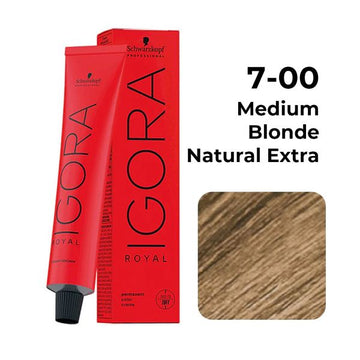 Schwarzkopf Professional Igora Royal Permanent Color Creme (7-00 Medium Blonde Natural Extra)