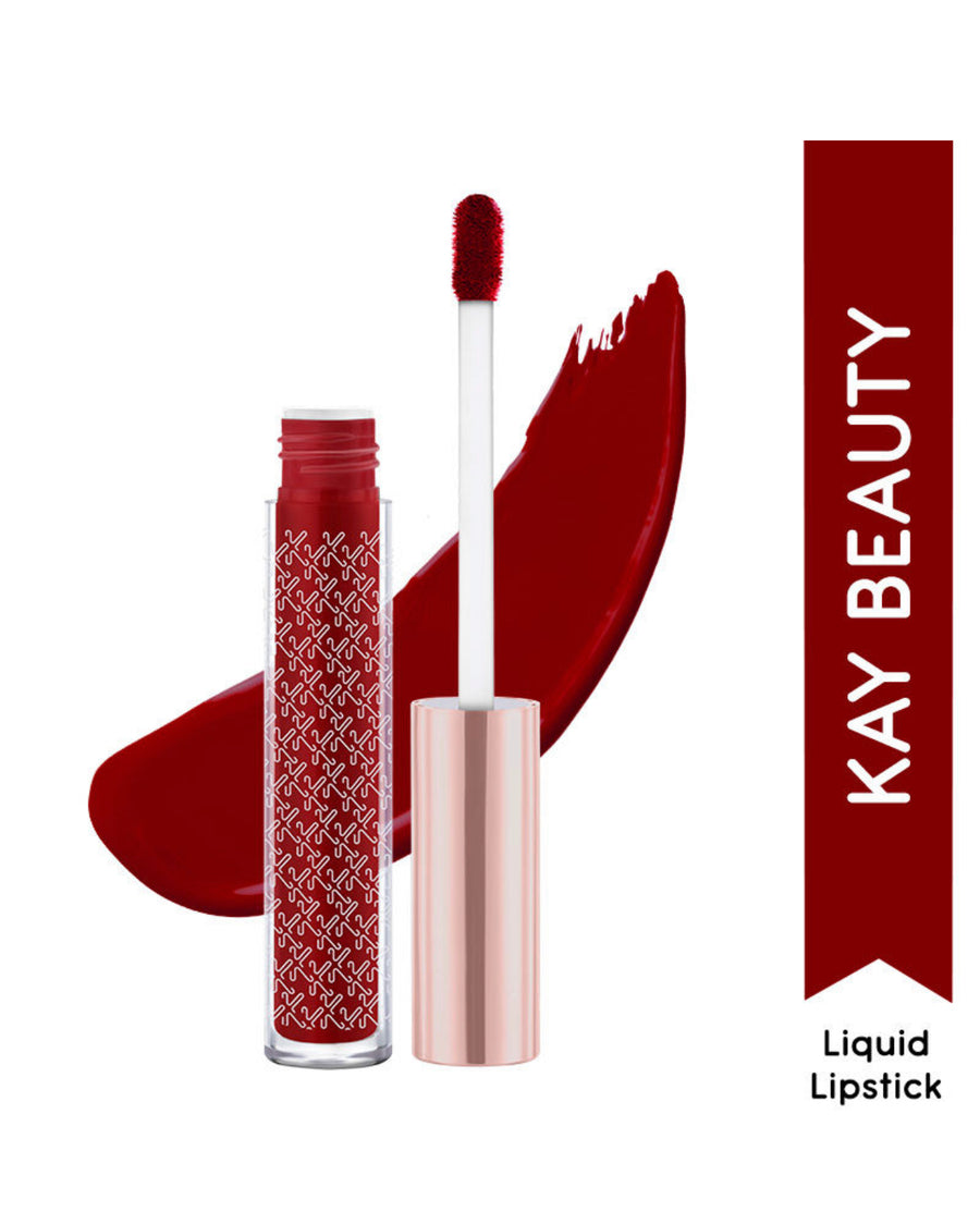 Kay Beauty Matte Liquid Lipstick Grape Seed Oil Treasure 3.5gm