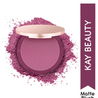 Kay Beauty Matte Blush Enriched With Avocado Deep Plum 8.5gm