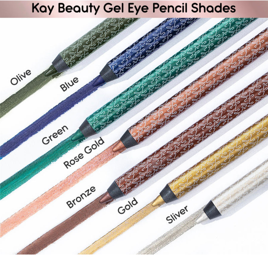 Kay Beauty Gel Formula waterproof All Day Wear Effortless Glide Ink Artist Gel Kajal Silver 1.2gm