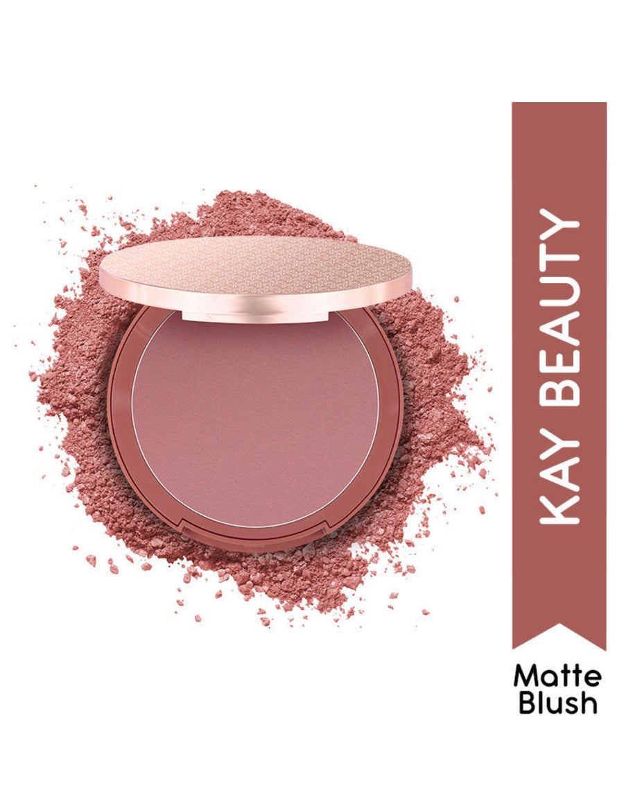 Kay Beauty Matte Blush Enriched With Avocado Soft Nude 8.5gm