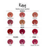 Kay Beauty Matte Liquid Lipstick Grape Seed Oil 3.5gm
