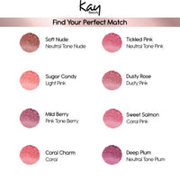 Kay Beauty Matte Blush Enriched With Avocado Mild Berry  8.5gm