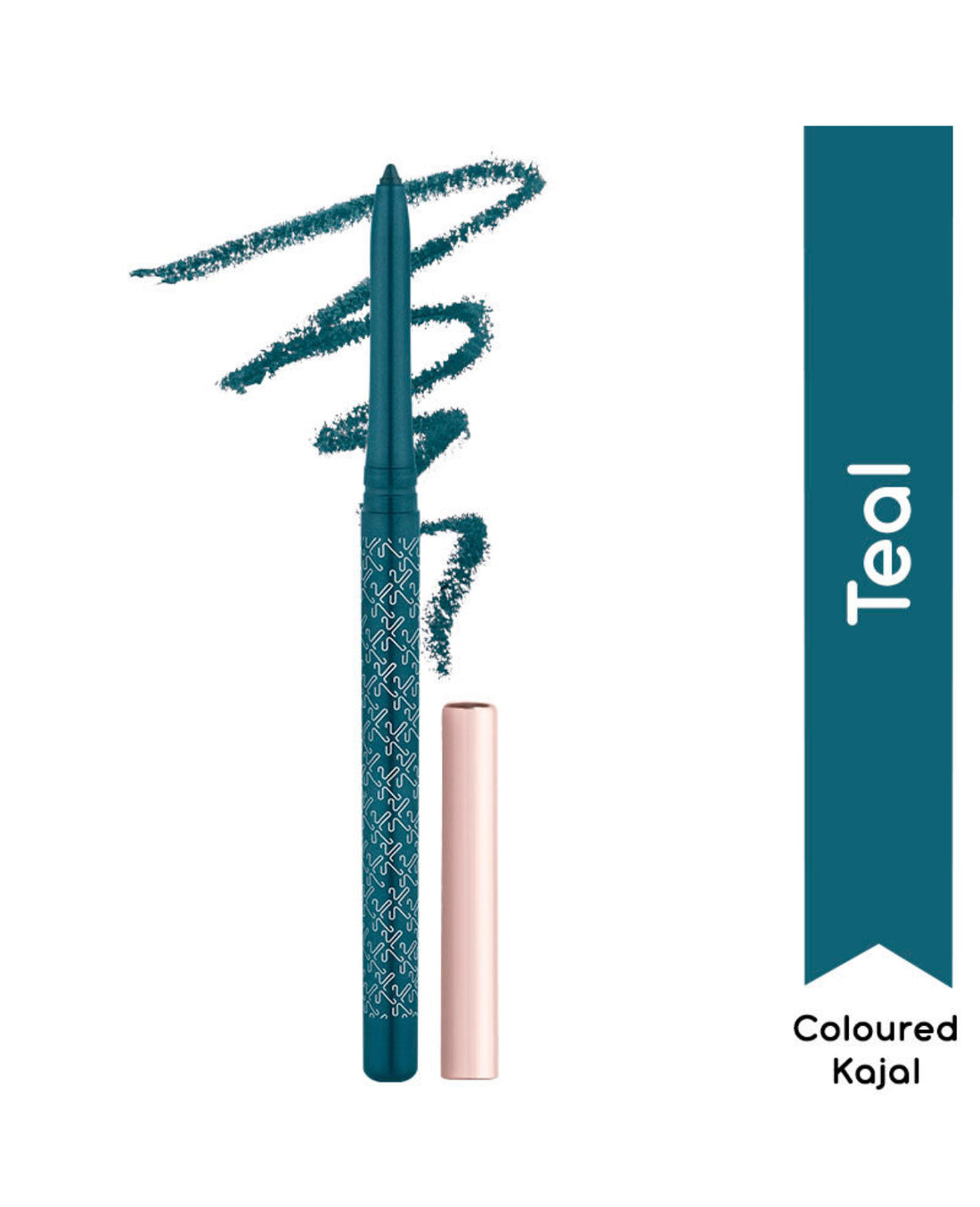 Kay Beauty 24HR Lasting Transfer Proof Smudge Proof Kohlstar 24 Hour Kajal TEAL 0.35gm