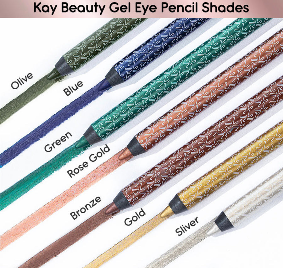 Kay Beauty Gel Formula Waterproof All Day Wear Effortless Glide Ink Artist Gel Kajal Gold 1.2gm