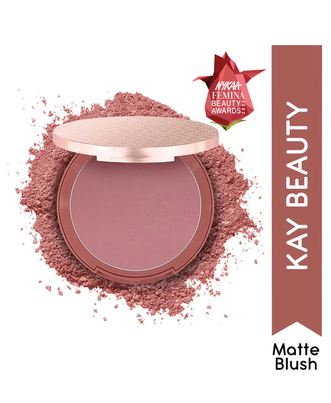 Kay Beauty Matte Blush Enriched With Avocado Soft Nude 8.5gm