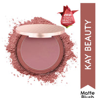 Kay Beauty Matte Blush Enriched With Avocado Soft Nude 8.5gm