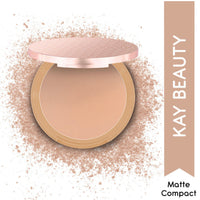 Kay Beauty Matte Compact Enriched With Avocado Butter 140P Medium 9gm