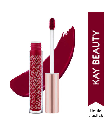 Kay Beauty Matte Liquid Lipstick Grape Seed Oil Love 3.5gm