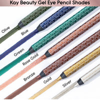 Kay Beauty Gel Formula Waterproof All Day Wear Effortless Glide Ink Artist Gel Kajal OLIVE 1.2gm