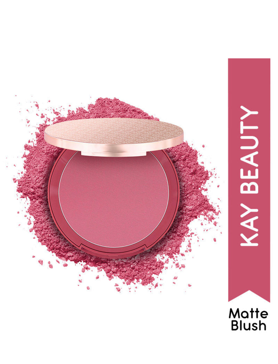 Kay Beauty Matte Blush Enriched With Avocado Mango Butter Tickled Pink 8.5gm