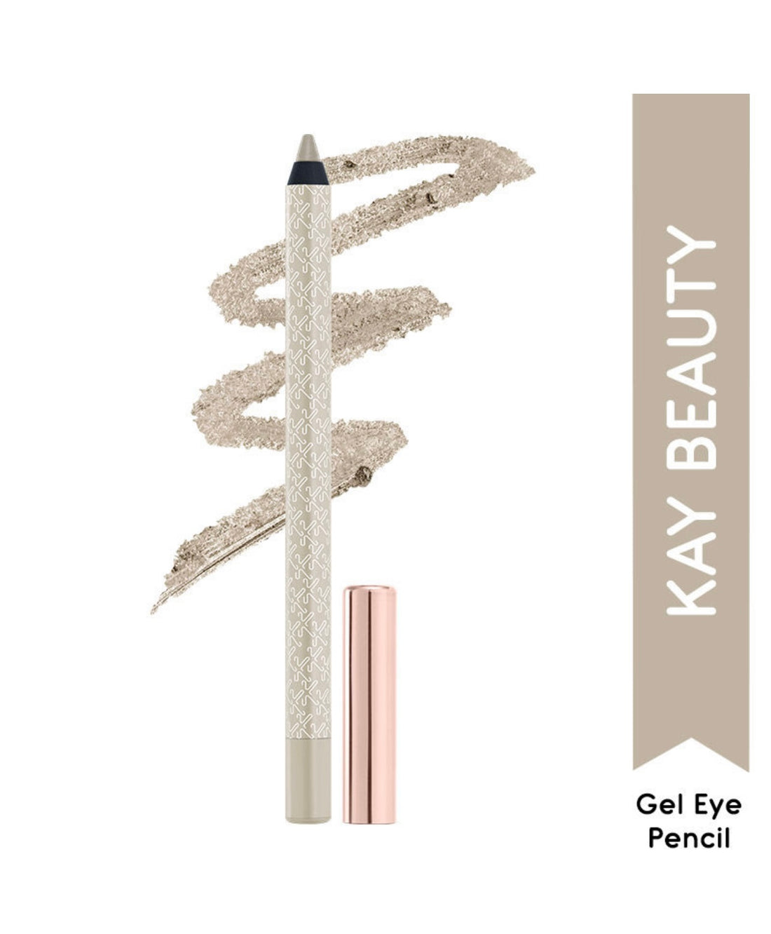 Kay Beauty Gel Formula waterproof All Day Wear Effortless Glide Ink Artist Gel Kajal Silver 1.2gm