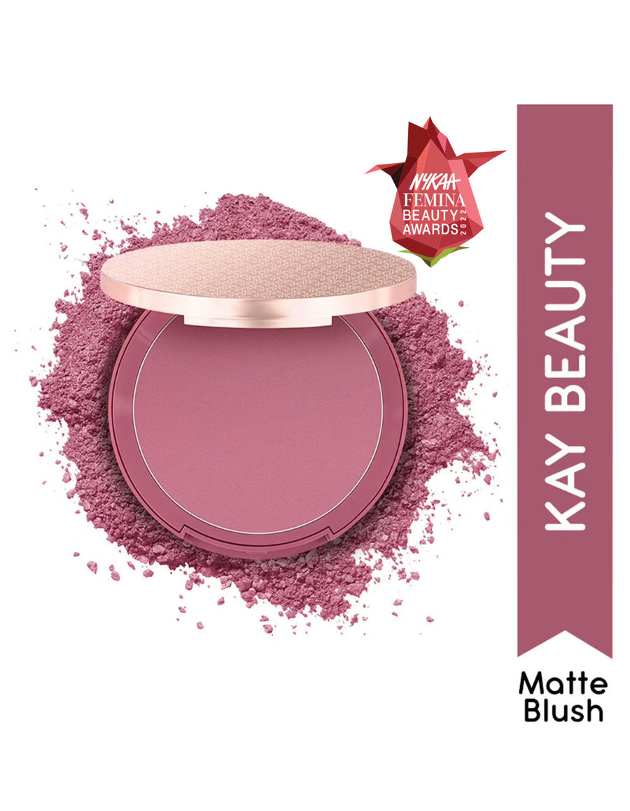 Kay Beauty Matte Blush Enriched With Avocado Mild Berry  8.5gm