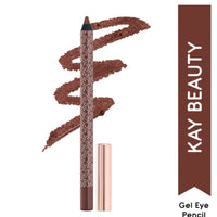 Kay Beauty Gel Formula Waterproof All Day Wear Effortless Glide Ink Artist Gel Kajal Bronze 1.2gm