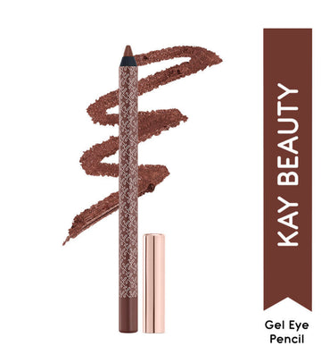 Kay Beauty Gel Formula Waterproof All Day Wear Effortless Glide Ink Artist Gel Kajal Bronze 1.2gm