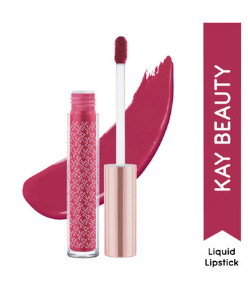 Kay Beauty Matte Liquid Lipstick Grape Seed Oil Happy Ever After 3.5gm