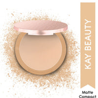 Kay Beauty Matte Compact Enriched With Avocado Butter 110Y Light 9gm