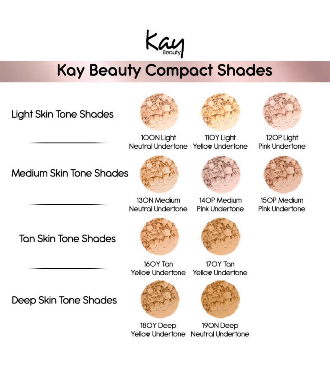 Kay Beauty Matte Compact Enriched With Avocado Butter 160Y Tan 9gm