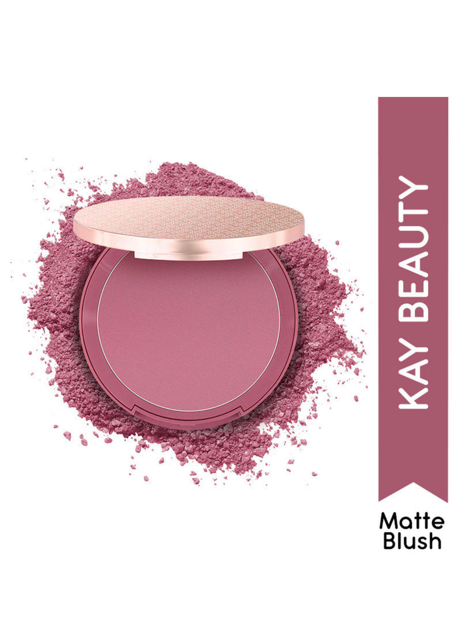 Kay Beauty Matte Blush Enriched With Avocado Mild Berry  8.5gm