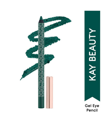 Kay Beauty Gel Formula Waterproof All Day Wear Effortless Glide Ink Artist Gel Kajal Green 1.2gm