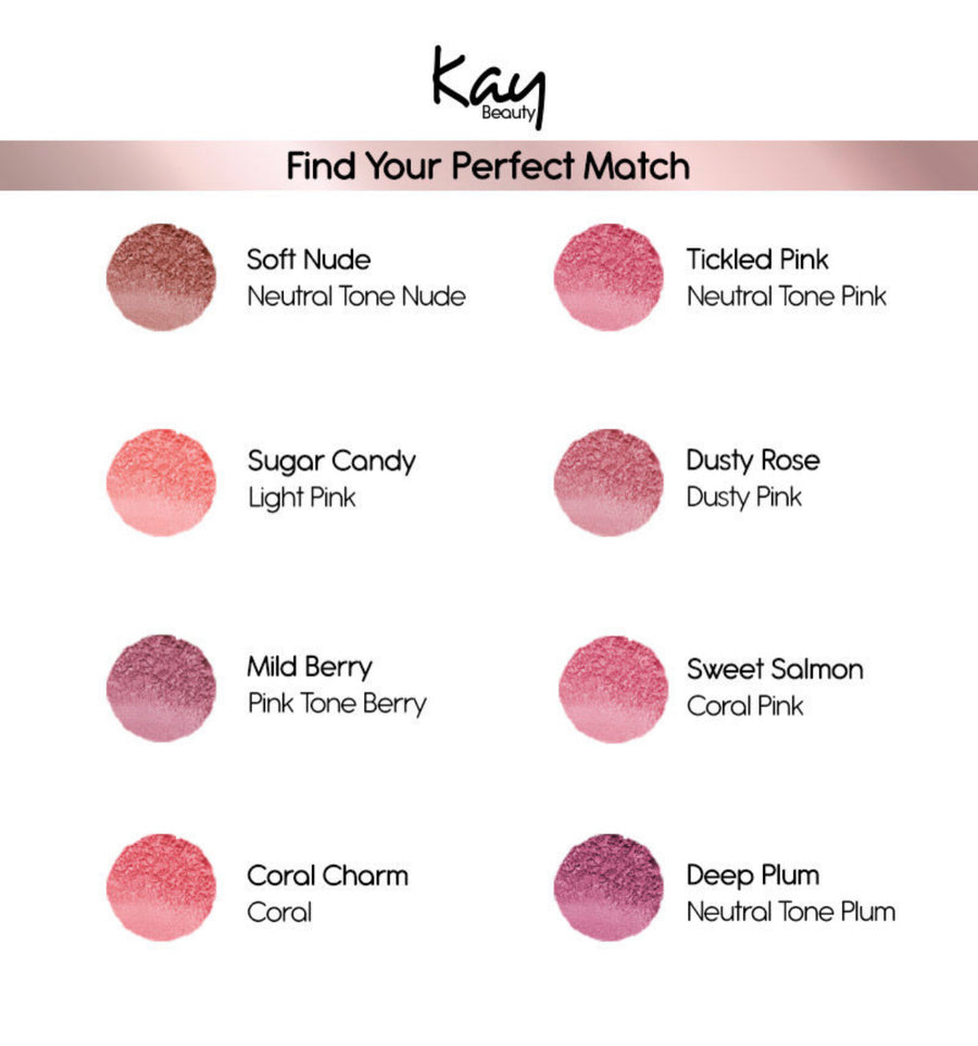 Kay Beauty Matte Blush Enriched With Avocado Sweet Salman 8.5gm