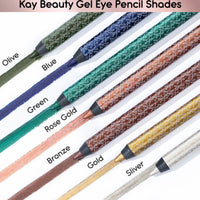 Kay Beauty Gel Formula Waterproof All Day Wear Effortless Glide Ink Artist Gel Kajal Bronze 1.2gm