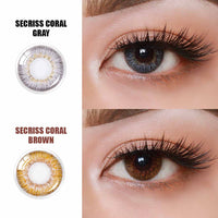 O Lens Secriss Coral Brown ( 1 Day ) 10Pair