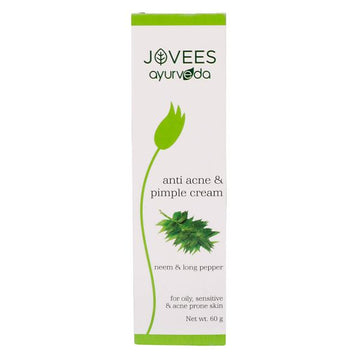 Jovees Anti Acne & Pimple Cream | Oily, Sensitive & Acne Prone Skin 60gm