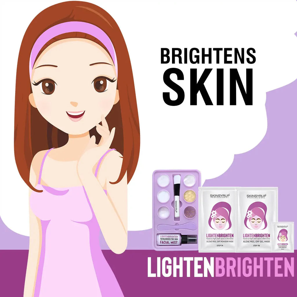 SKINSYRUP PROFESSIONAL LIGHTENBRIGHTEN FACIAL TREATMENT COMBO