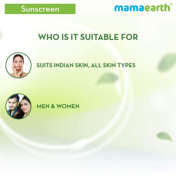 Mamaearth Ultra Light Indian Sunscreen SPF50 PA+++ With Turmeric & Carrot Seed (80gm)