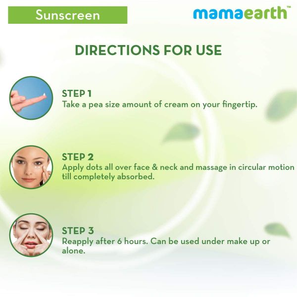 Mamaearth Ultra Light Indian Sunscreen SPF50 PA+++ With Turmeric & Carrot Seed (80gm)