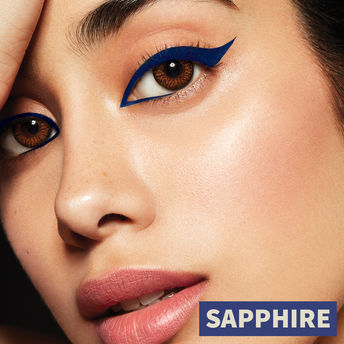 NYKAA GLAMOREYES COLOURED EYELINER SAPPHIRE DEEP BLUE 0.3G