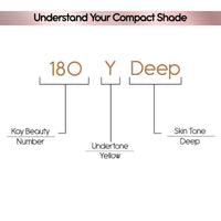 Kay Beauty Matte Compact - 180Y Deep (9ml)