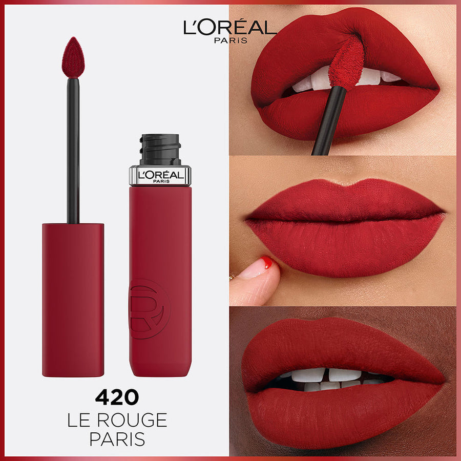 L'Oreal Paris Infallible Matte Resistance Liquid Lipstick - 420 Le Rouge Paris (5ml)