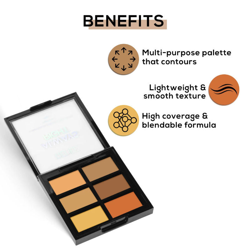 Renee Cosmetics Always Right Conceal & Contour Palette (15 g)