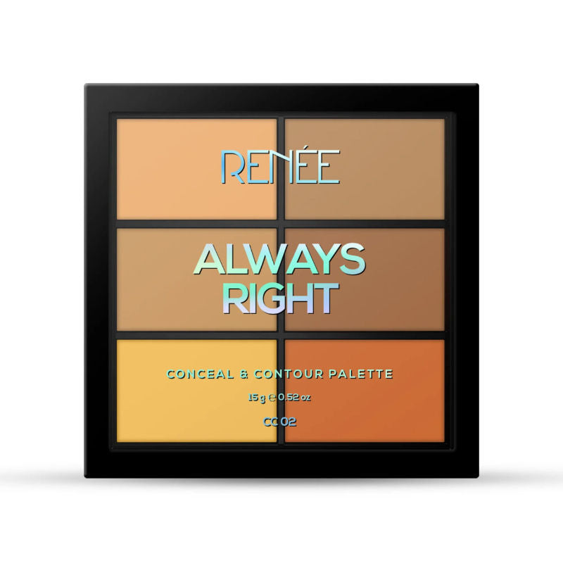 Renee Cosmetics Always Right Conceal & Contour Palette (15 g)