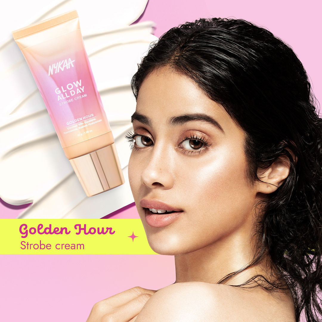 Nykaa Glow All Day Illuminating Strobe Cream + Highlighter + Moisturizer 30g