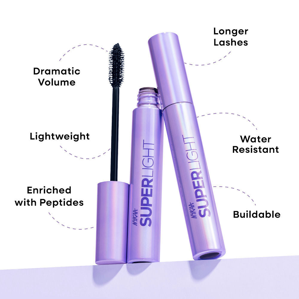 Nykaa Superlight Volumizing Peptide Mascara (9ml)