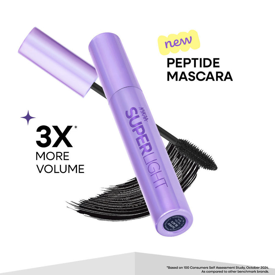 Nykaa Superlight Volumizing Peptide Mascara (9ml)