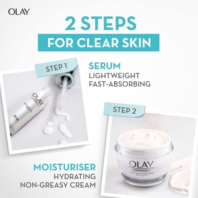 Olay Luminous Light Perfecting Cream With Niacinamide Moisturiser 50gm