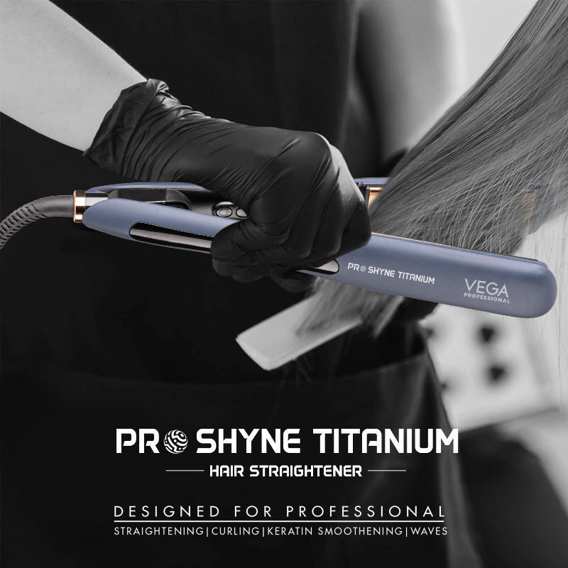 Vega Professional Pro-Shyne Titanium Hair Straightener