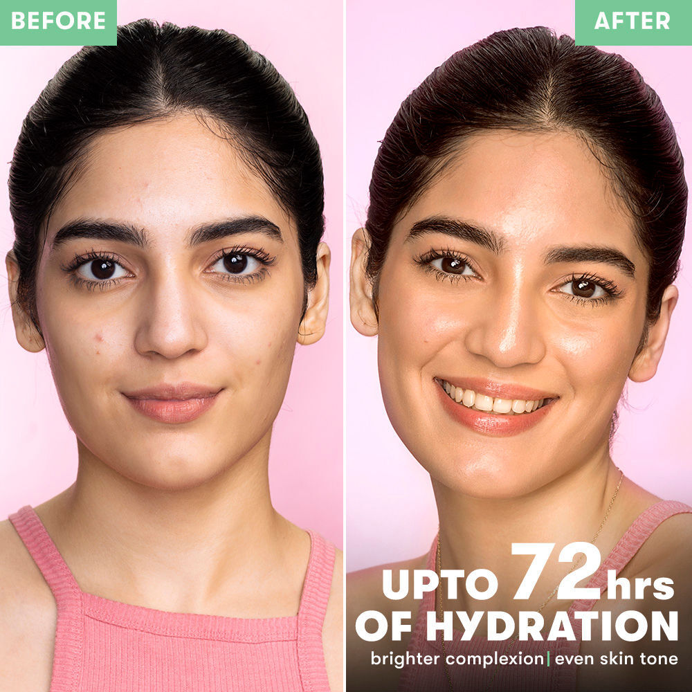 Nykaa Naturals Glow Brightening Niacinamide & Waterlily Face Serum Jelly with Squalane, Non-sticky (30ml)