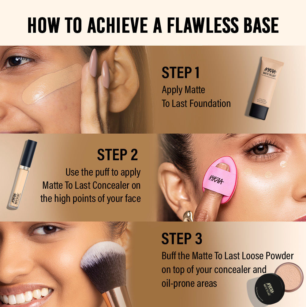 Nykaa Matte To Last Full Coverage Liquid Concealer (4.5g)